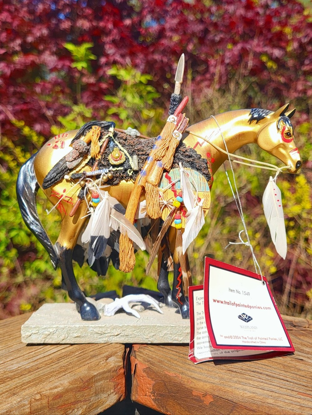 Trail of Painted Ponies "Medicine Horse" 2004 Retired & Rare New w/tags